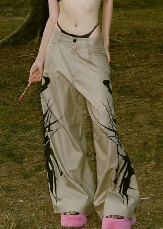 A Vintage Style Pants with Delicate Timeless Details