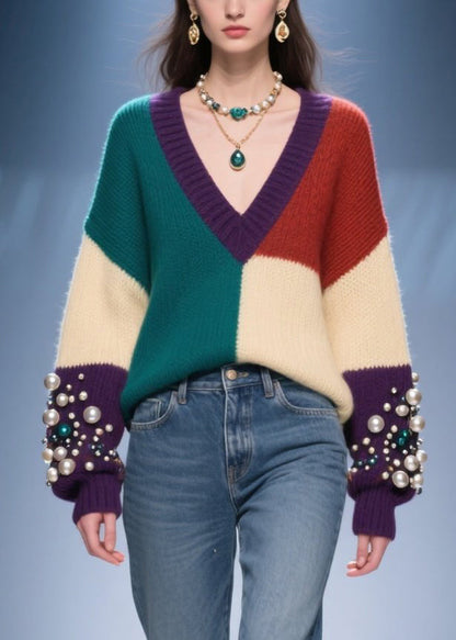 A Vintage Style Sweater with Delicate Timeless Details