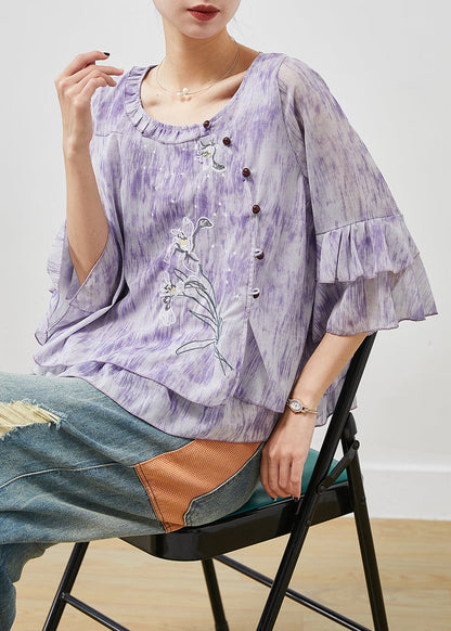 A Vintage Style Shirt with Delicate Timeless Details