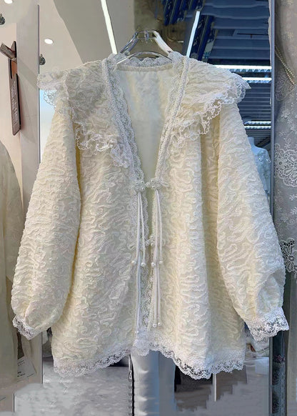 A Vintage Style Coat with Delicate Timeless Details