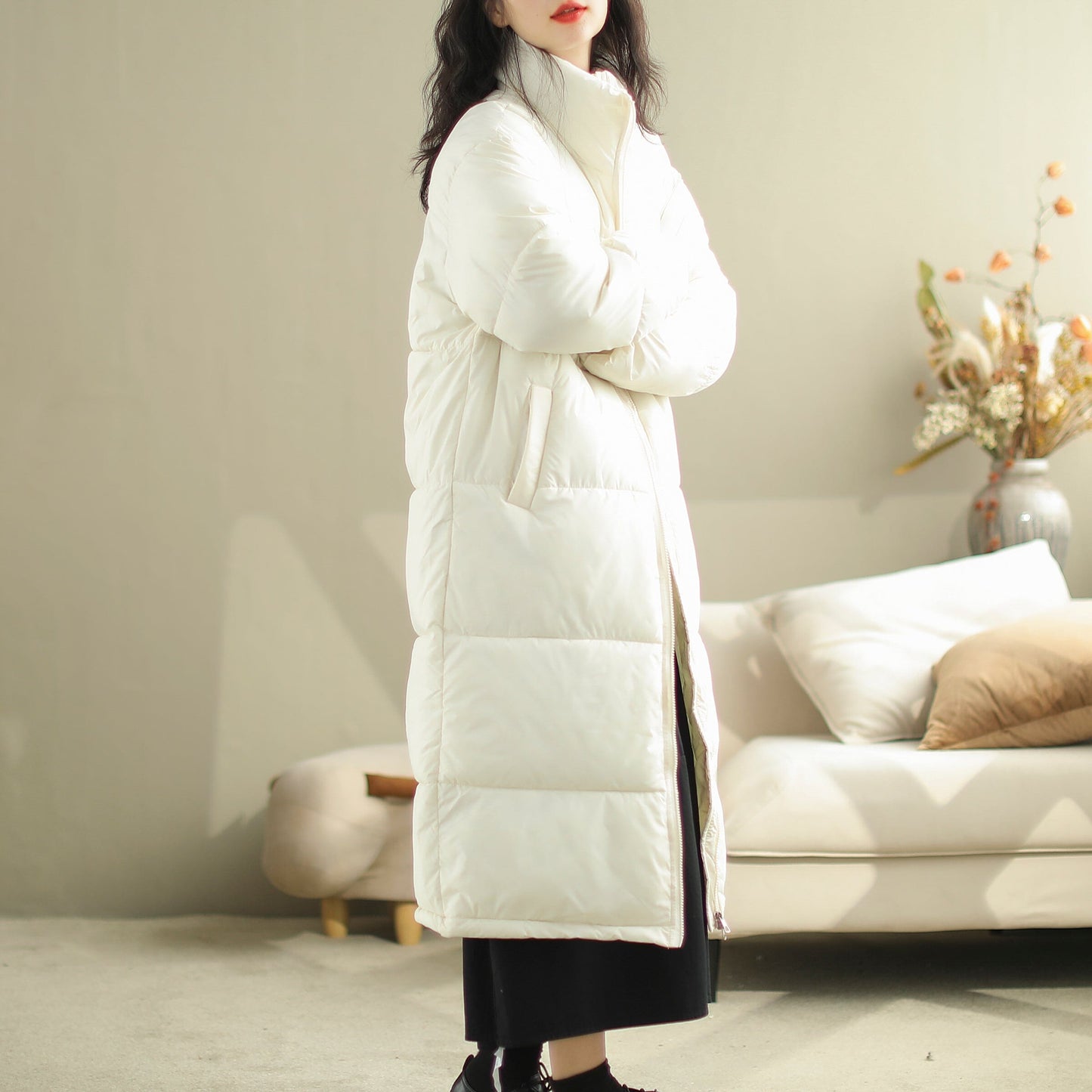 A Vintage Style Coat with Delicate Timeless Details