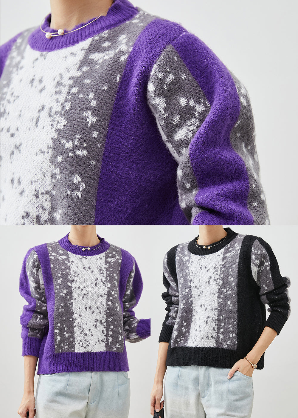 A Vintage Style Sweater with Delicate Timeless Details