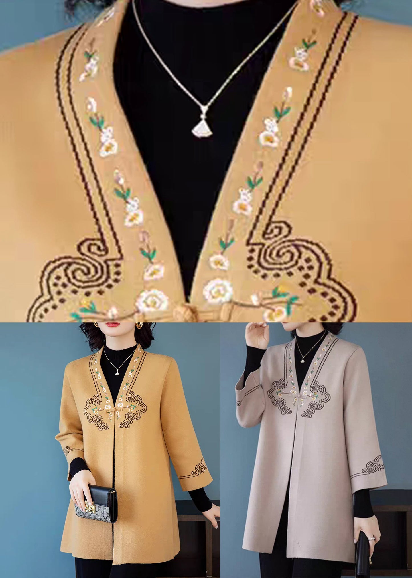 Gracefully Styled Coat for Any Occasion