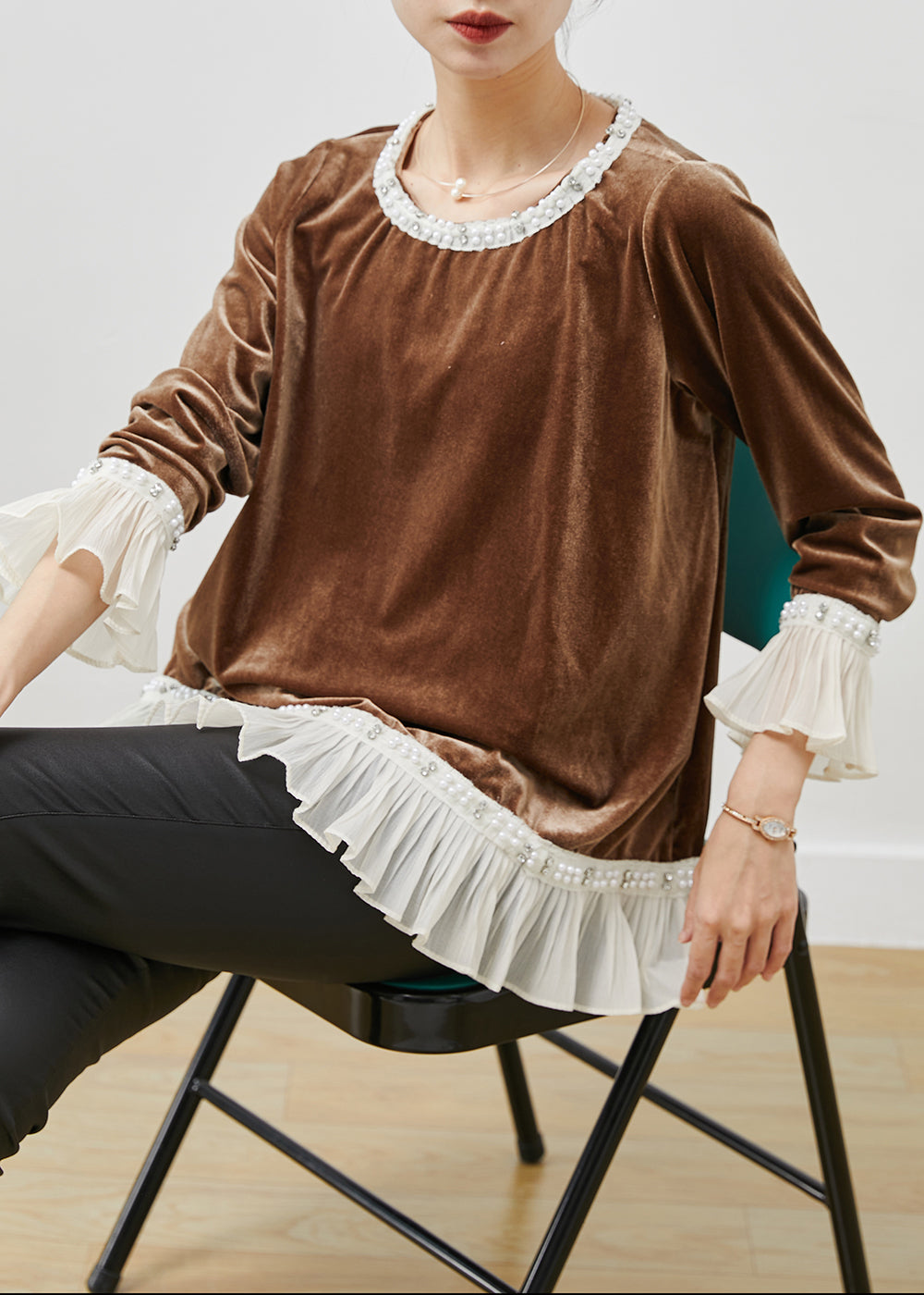 Gracefully Styled Top for Any Occasion