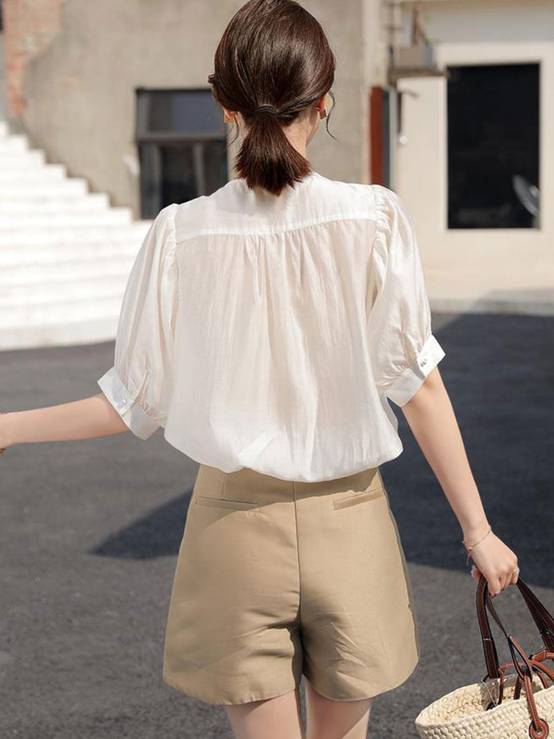 A Vintage Style Top with Delicate Timeless Details