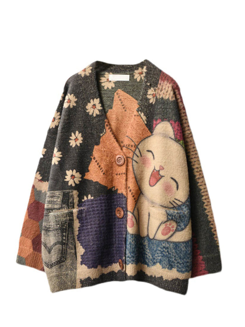 Classic Vintage Sweater with a Flattering Fit