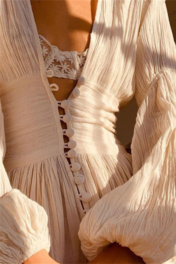 A Vintage Style Dress with Delicate Timeless Details