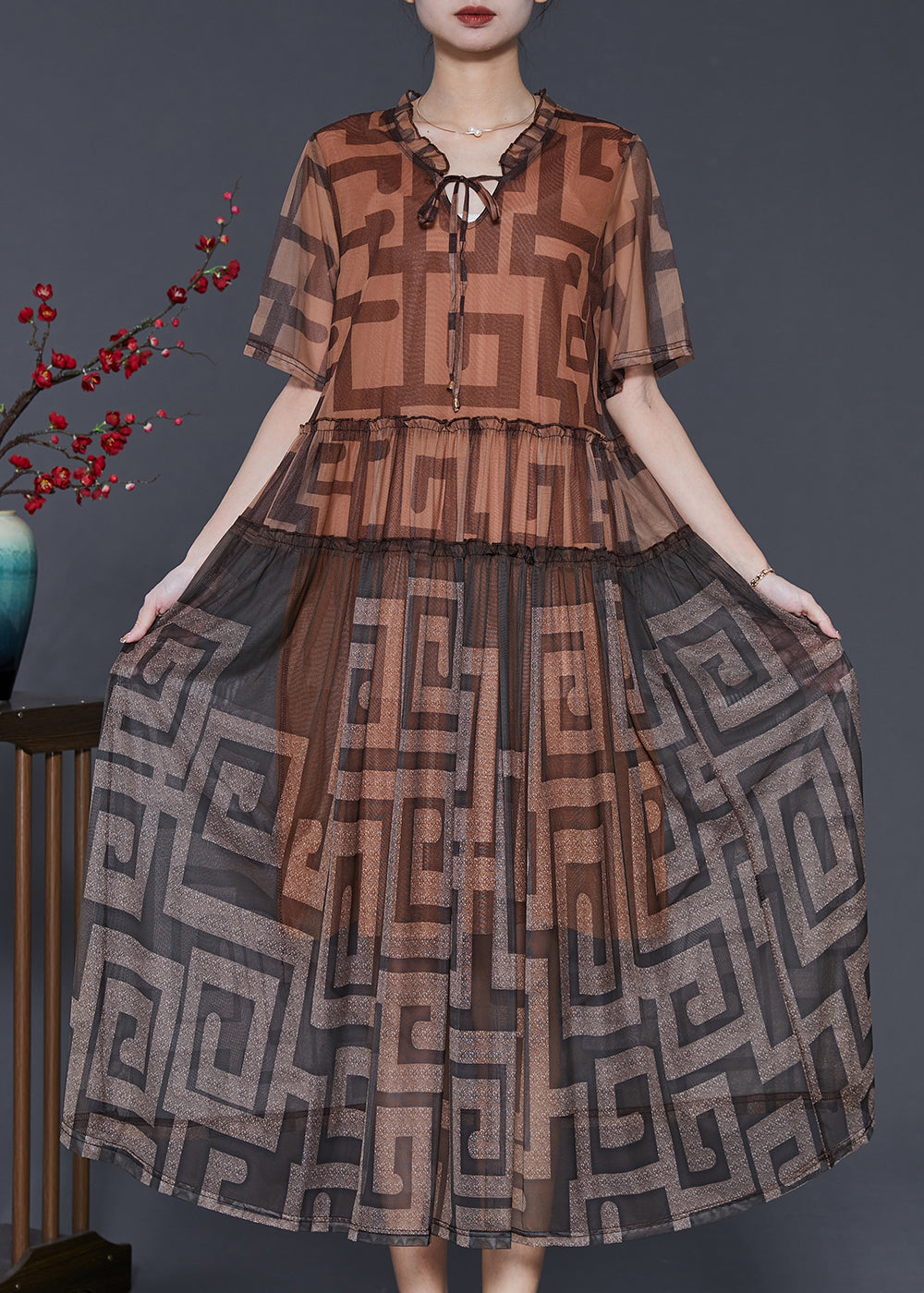 Elegantly Styled Dress for Everyday Wear
