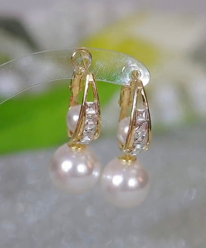 Vintage Handmade Gold Earring