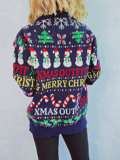 Classic Vintage Sweater with a Flattering Fit