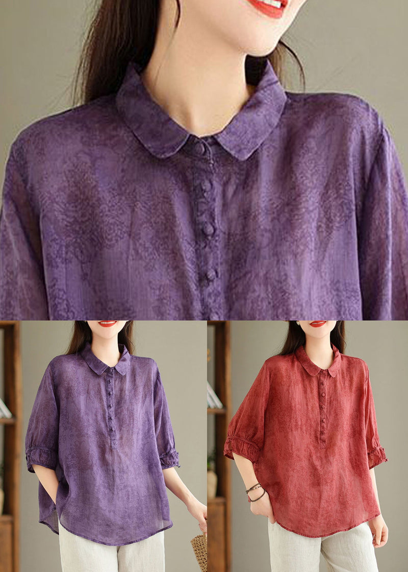 Well Tailored Blouse with a Graceful Silhouette