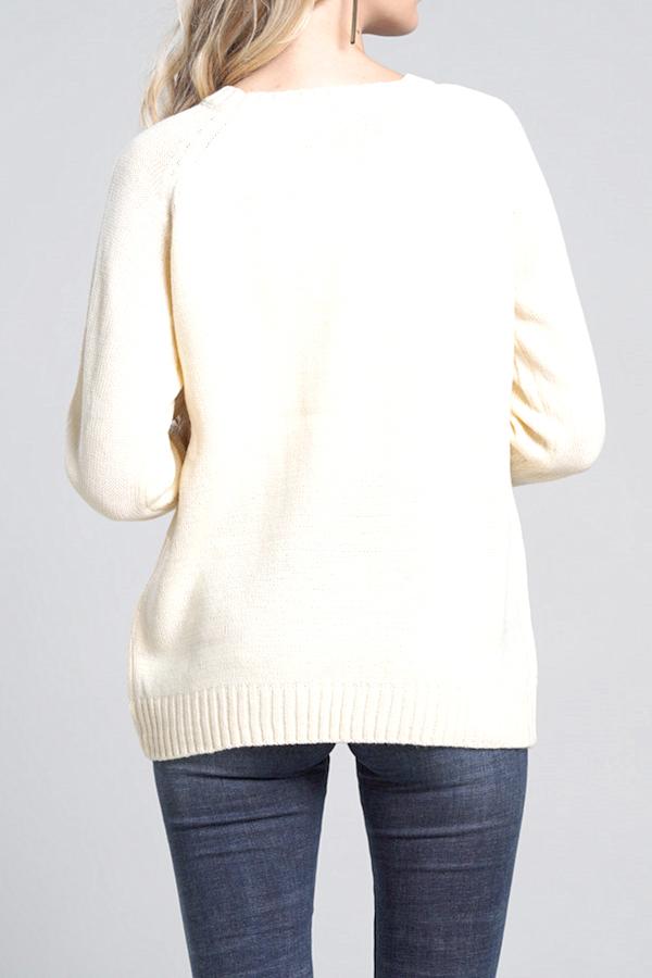 Vintage Inspired Sweater with a Contemporary Edge