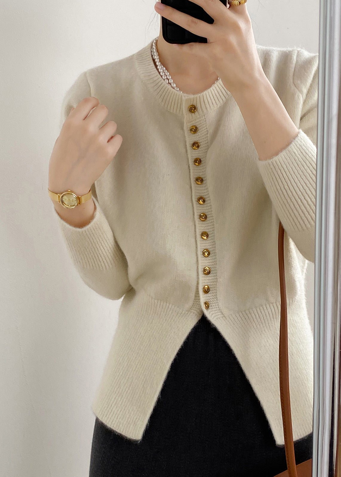Classic Vintage Cardigan with a Flattering Fit