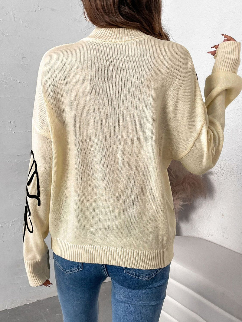 Vintage Inspired Sweater with a Contemporary Edge