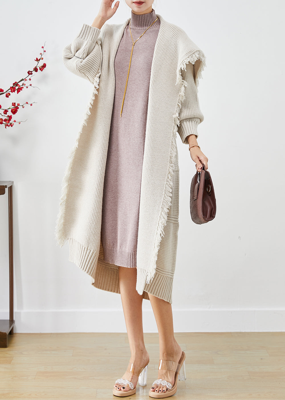 Classic Vintage Cardigan with a Flattering Fit