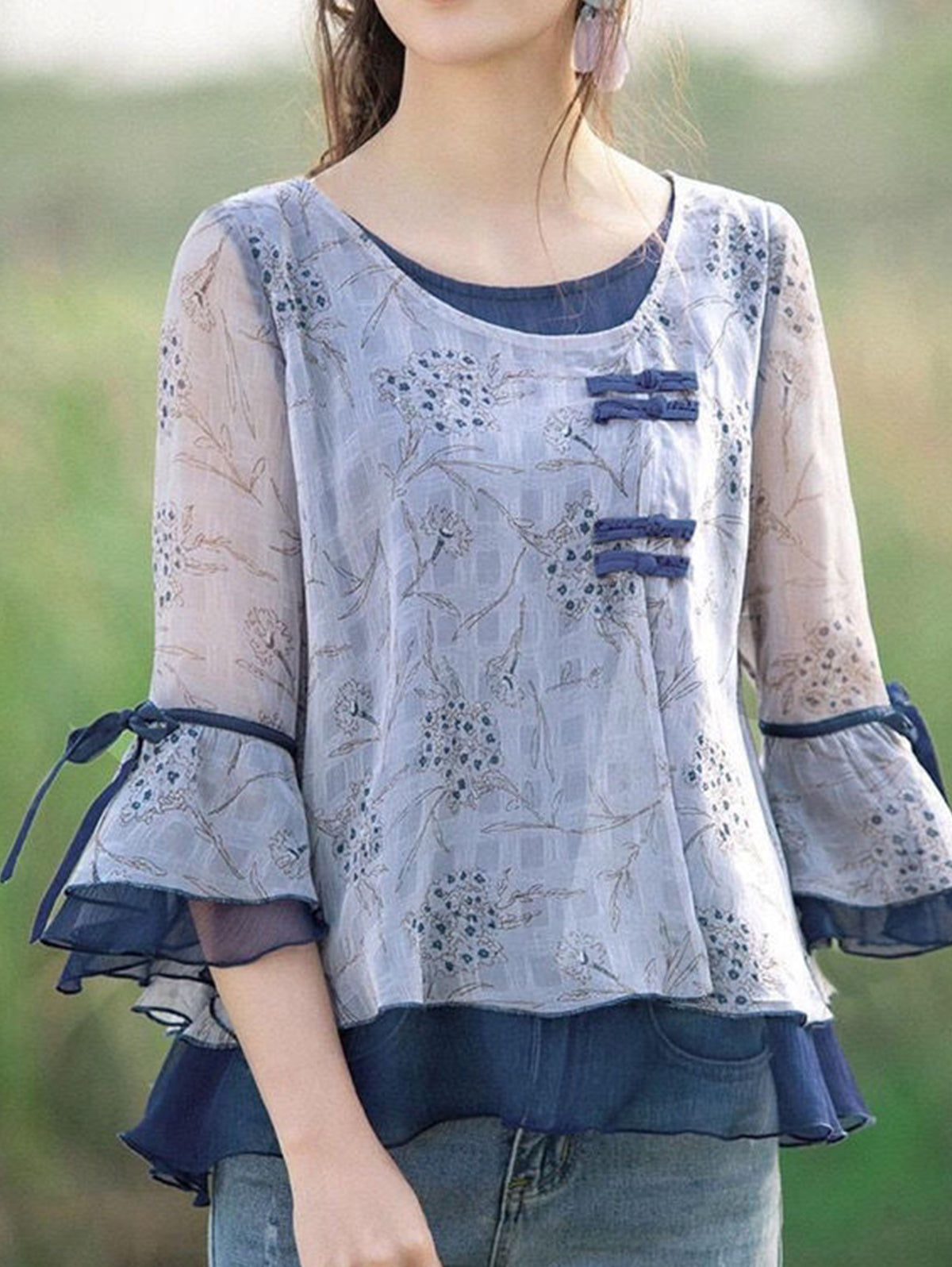 Vintage Inspired Top with a Contemporary Edge
