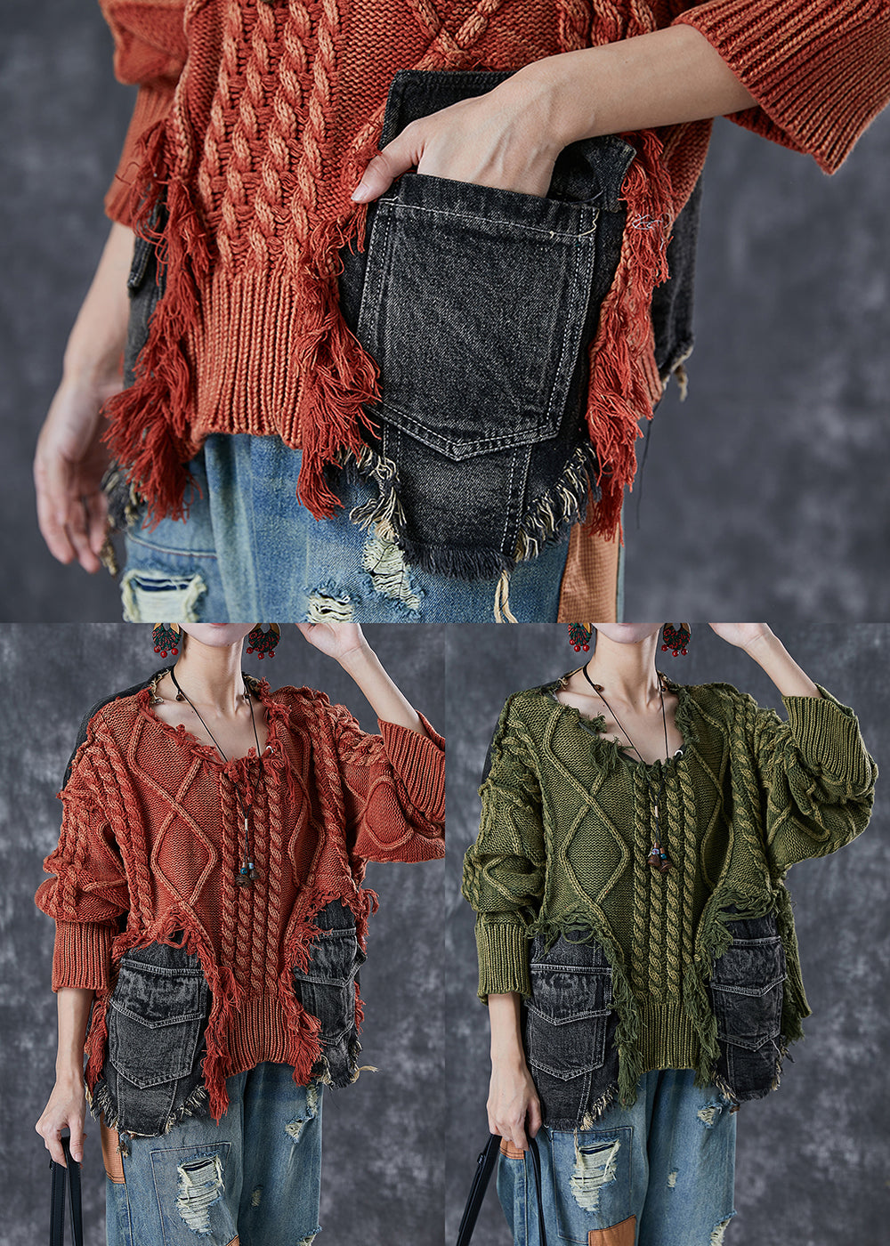 Classic Vintage Sweater with a Flattering Fit