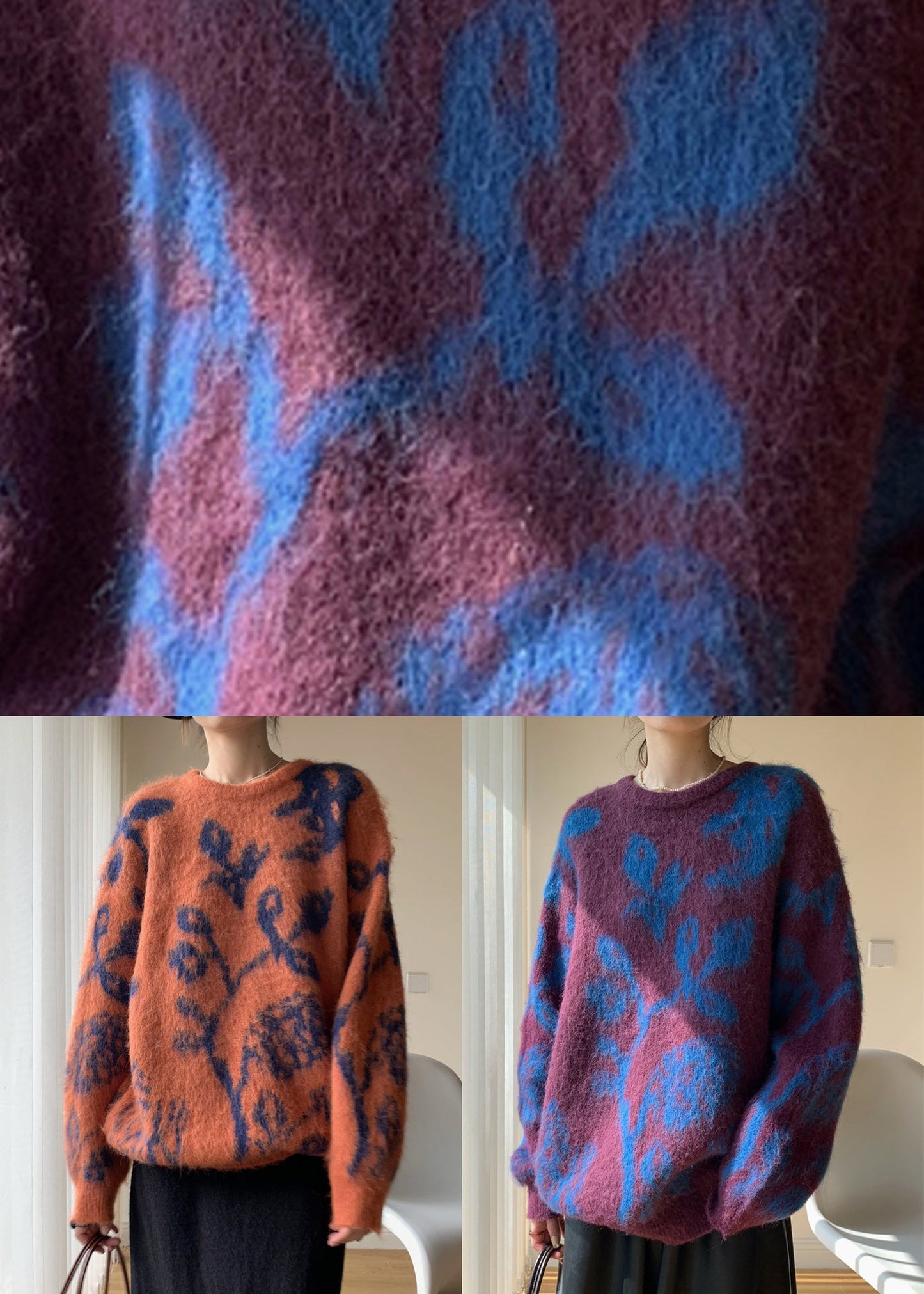 Vintage Inspired Sweater with a Contemporary Edge