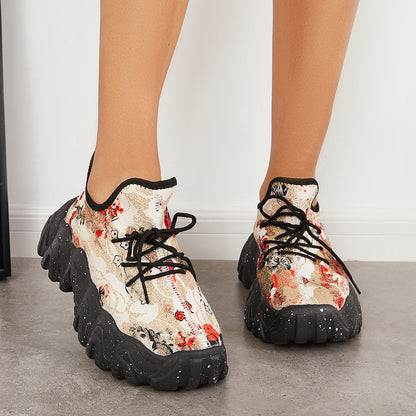 Chic Orthopedic Sneakers with Unique Design