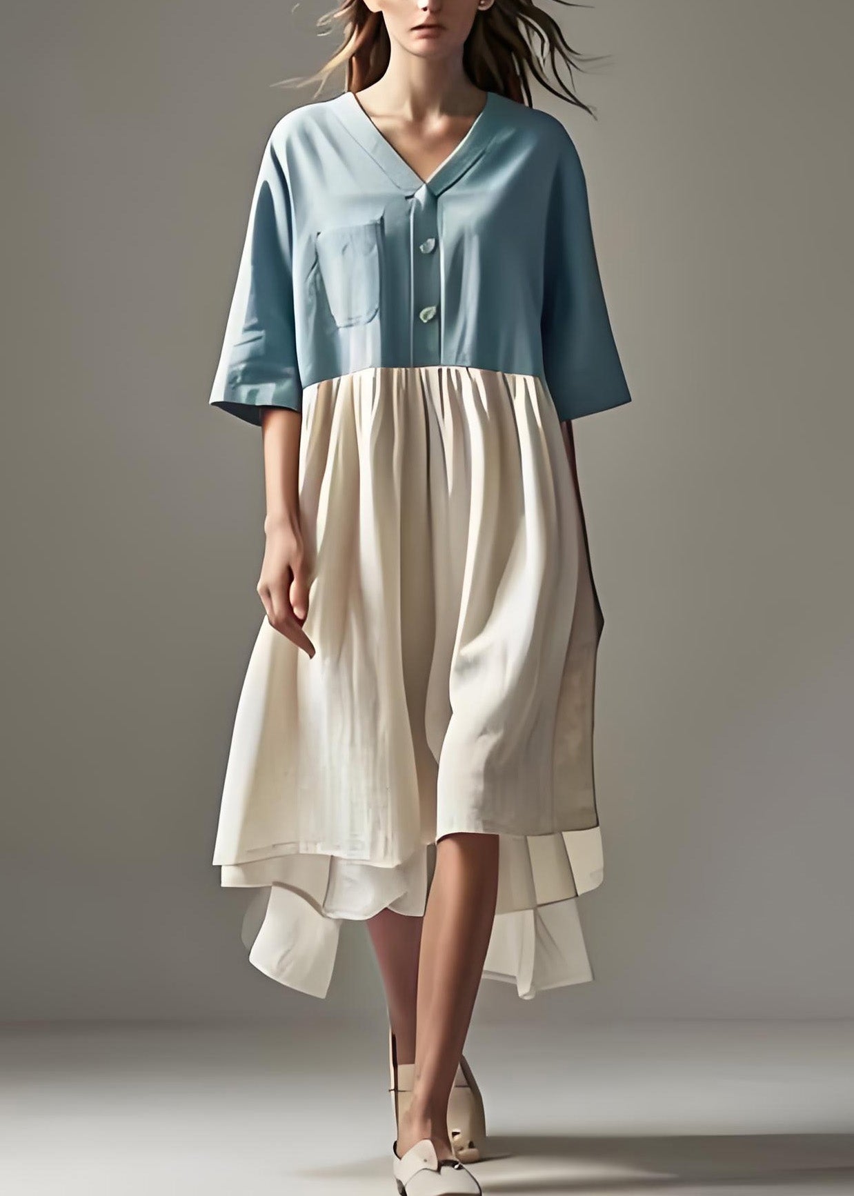 A Vintage Style Dress with Delicate Timeless Details