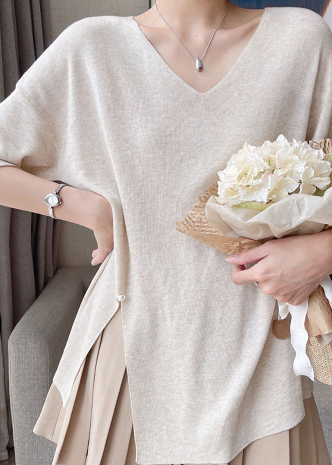 Gracefully Styled Top for Any Occasion