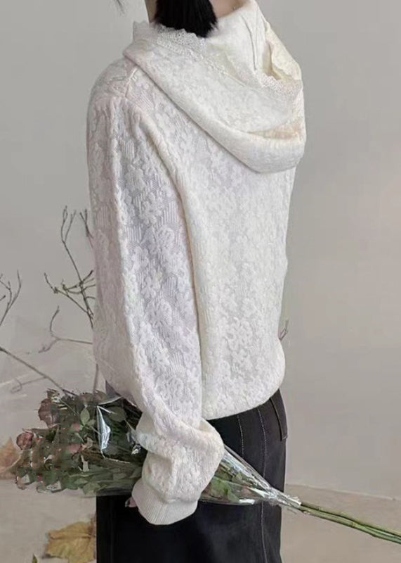 A Vintage Style Sweater with Delicate Timeless Details