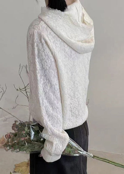 A Vintage Style Sweater with Delicate Timeless Details