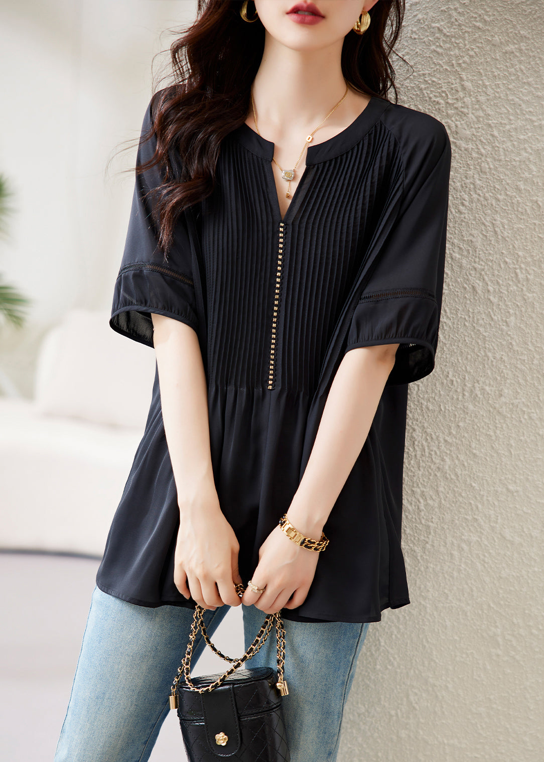 A Vintage Style Top with Delicate Timeless Details