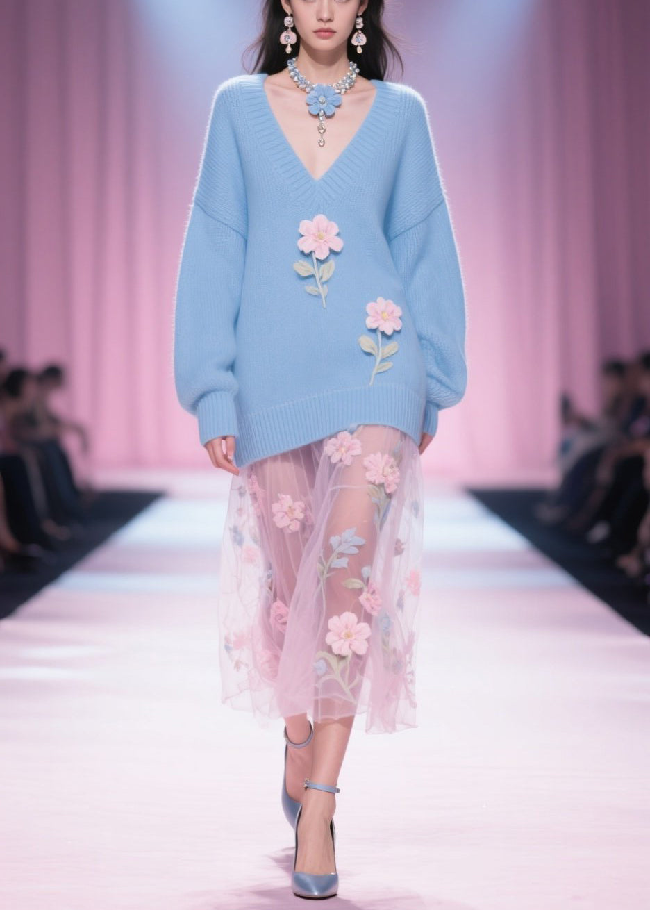 A Vintage Style Sweater with Delicate Timeless Details