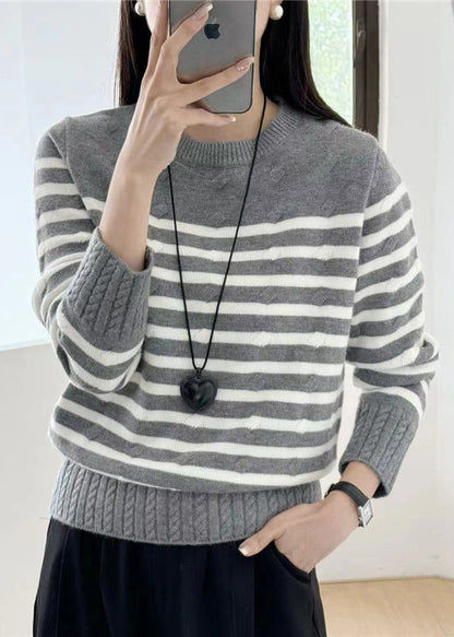 A Vintage Style Sweater with Delicate Timeless Details