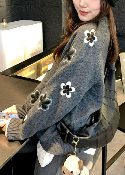 A Vintage Style Sweater with Delicate Timeless Details