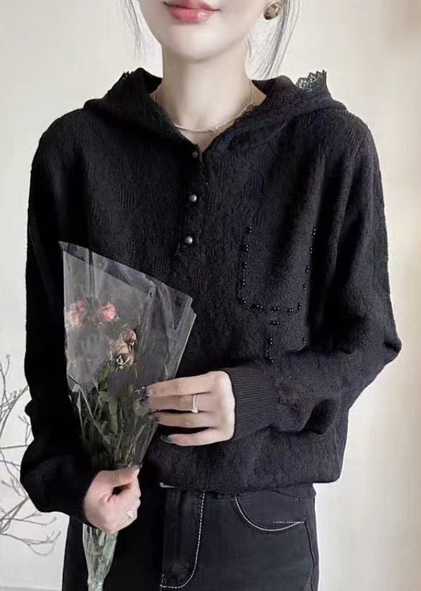 A Vintage Style Sweater with Delicate Timeless Details