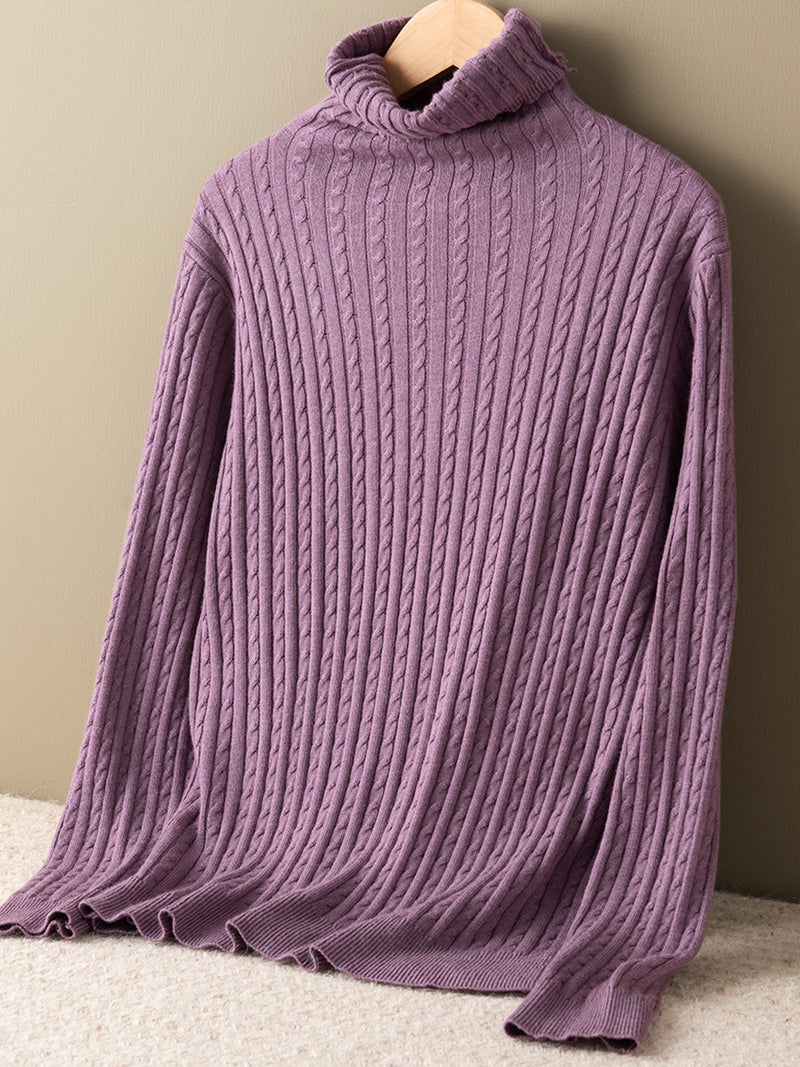 Classic Vintage Sweater with a Flattering Fit