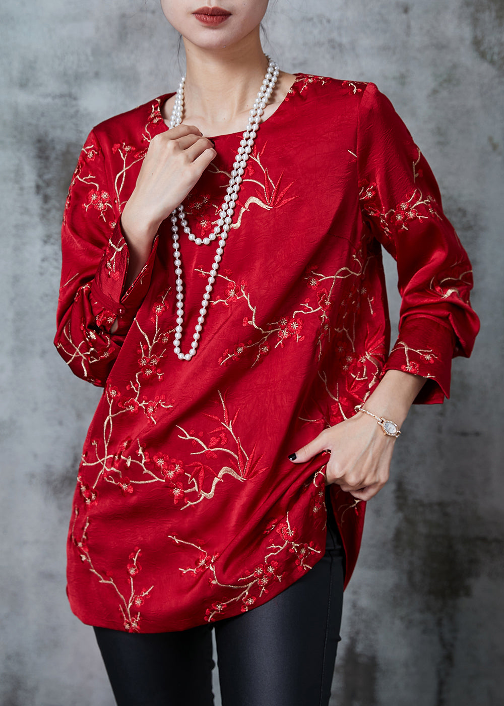 Vintage Inspired Blouse with a Contemporary Edge