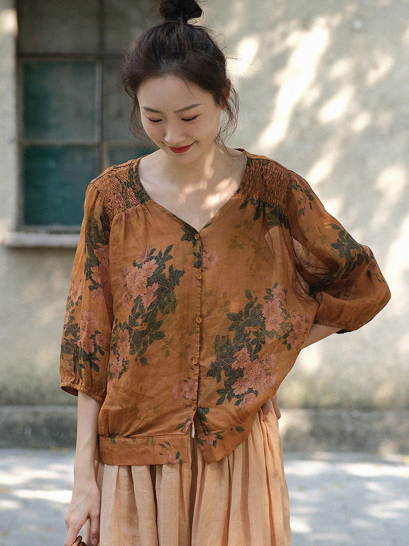 A Vintage Style Shirt with Delicate Timeless Details