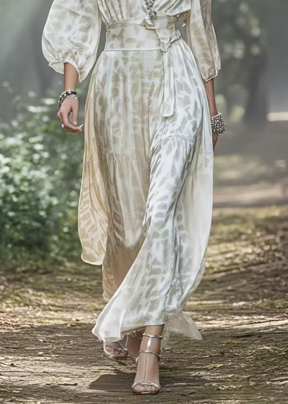 A Vintage Style Dress with Delicate Timeless Details