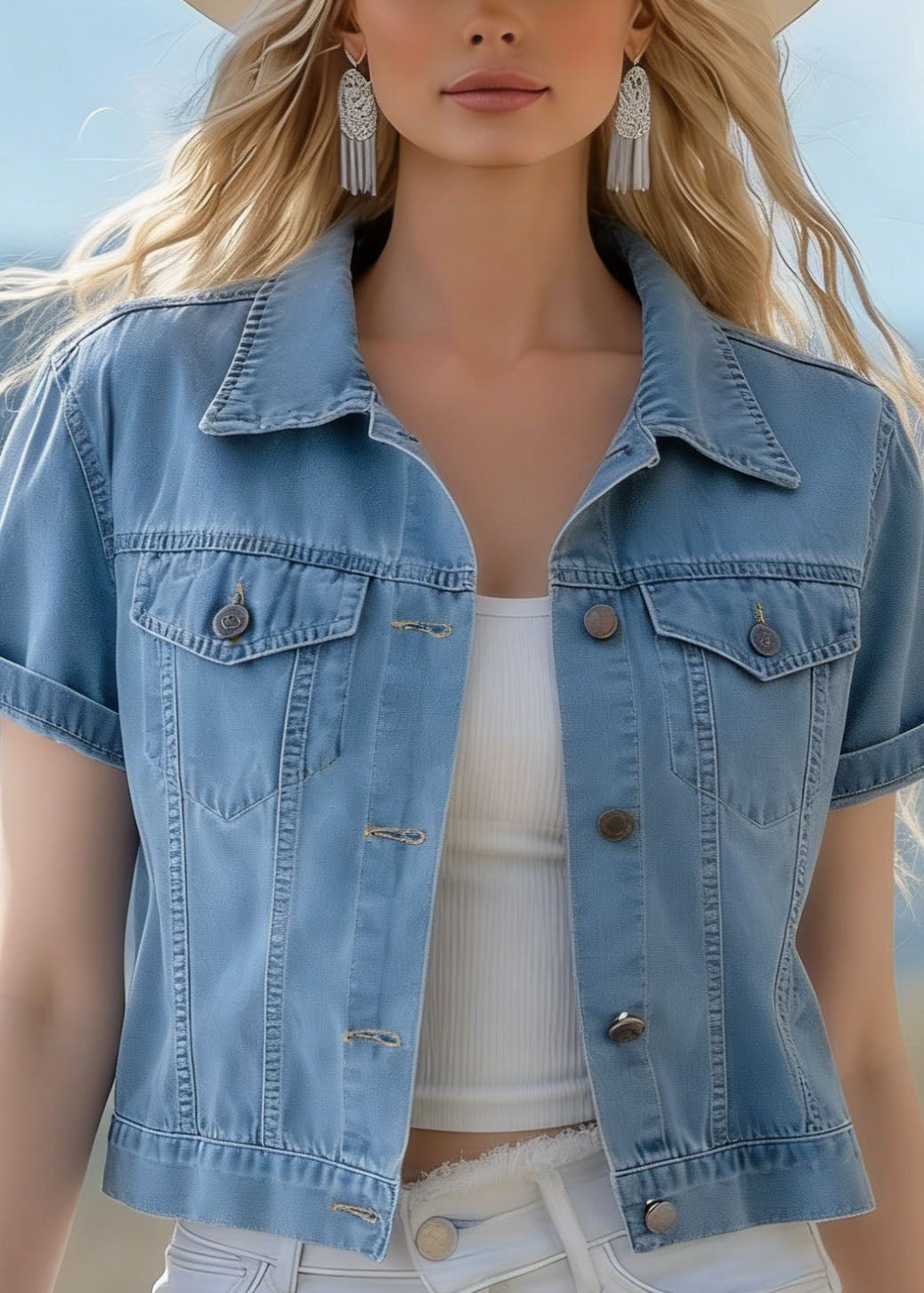 A Vintage Style Jacket with Delicate Timeless Details