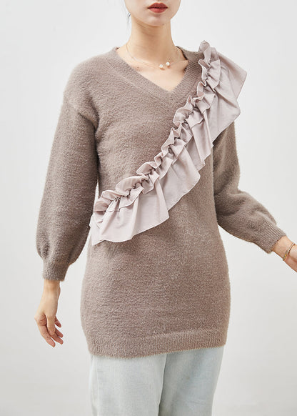 A Vintage Style Sweater with Delicate Timeless Details
