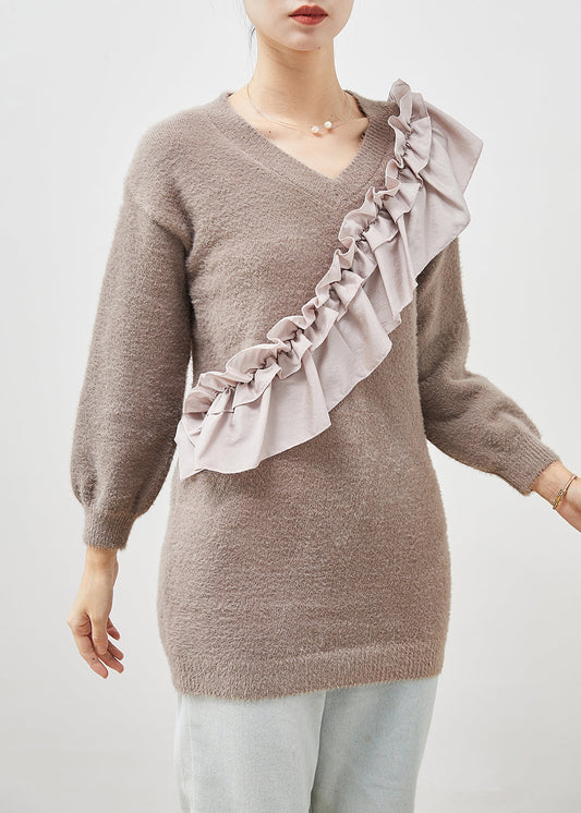 A Vintage Style Sweater with Delicate Timeless Details