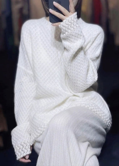 A Vintage Style Sweater with Delicate Timeless Details