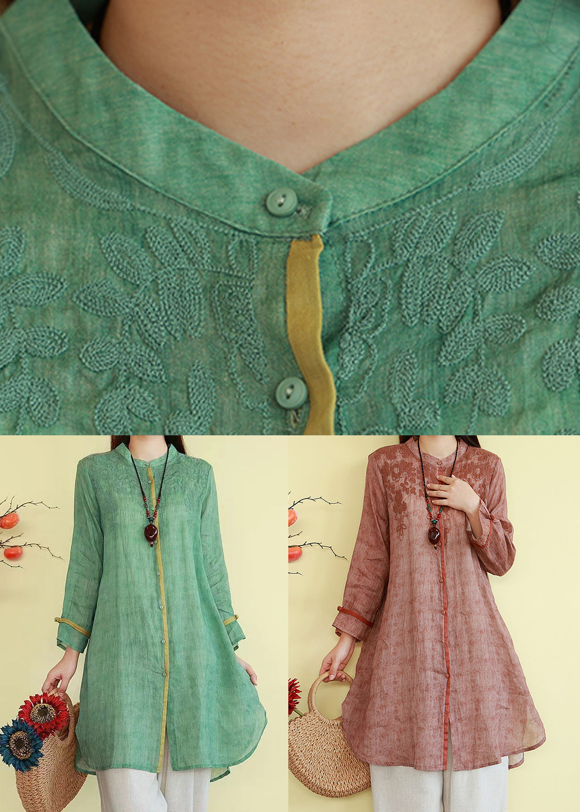 Classic Vintage Blouse with a Flattering Fit