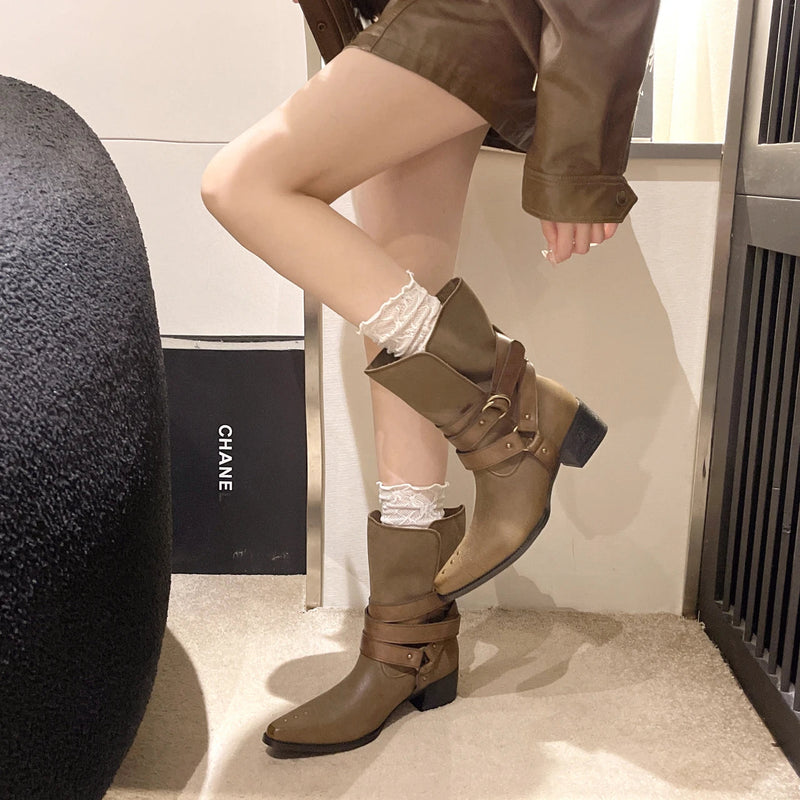 Vintage Inspired Orthopedic Boots
