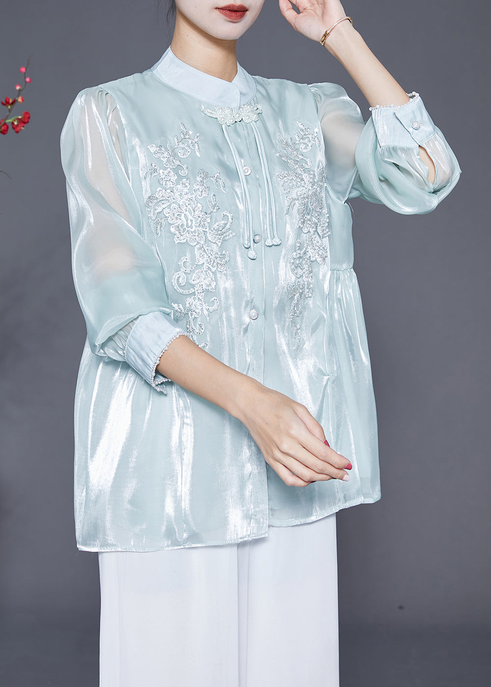Beautifully Finished Blouse in a Timeless Design