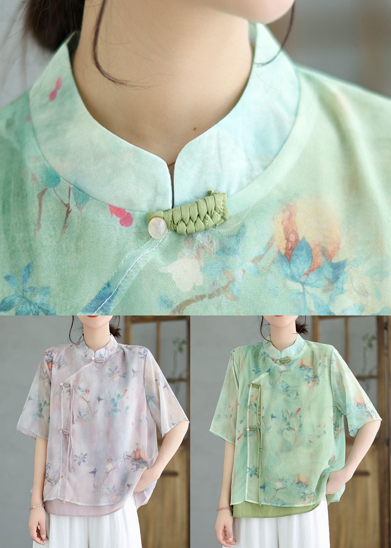 Vintage Inspired Blouse with a Contemporary Edge