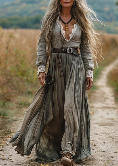 A Vintage Style Dress with Delicate Timeless Details