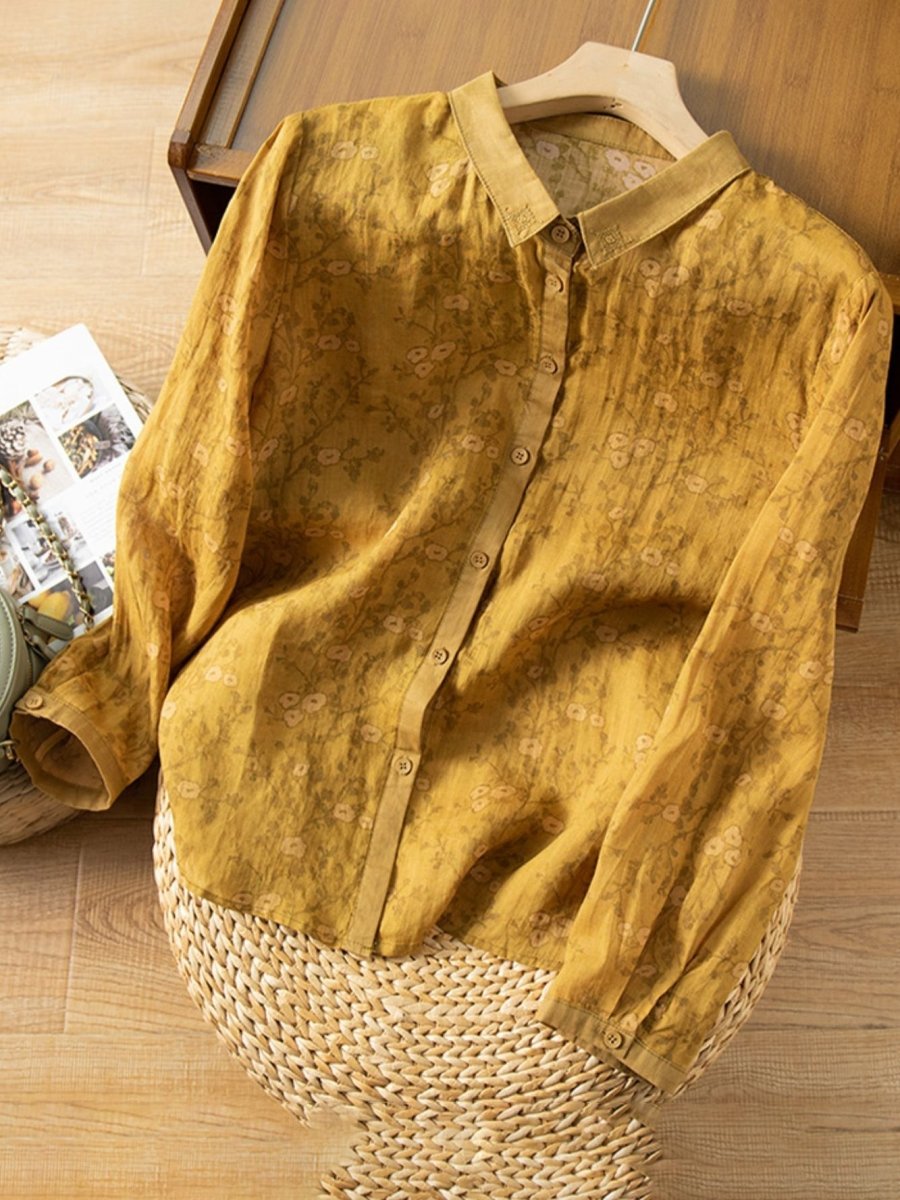 A Vintage Style Shirt with Delicate Timeless Details