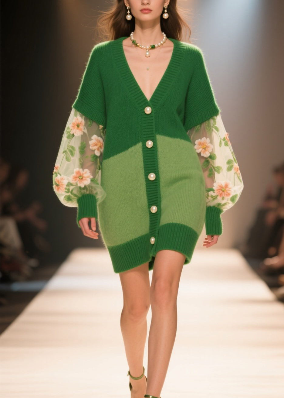 Vintage Inspired Cardigan with a Contemporary Edge