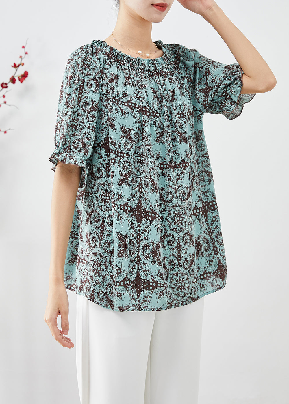 A Vintage Style Shirt with Delicate Timeless Details