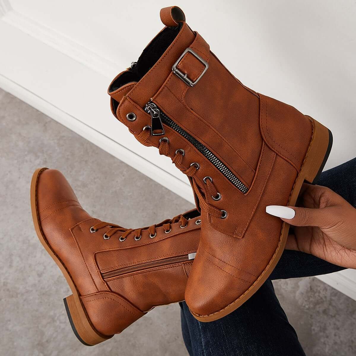 Classic Orthopedic Boots with Timeless Style