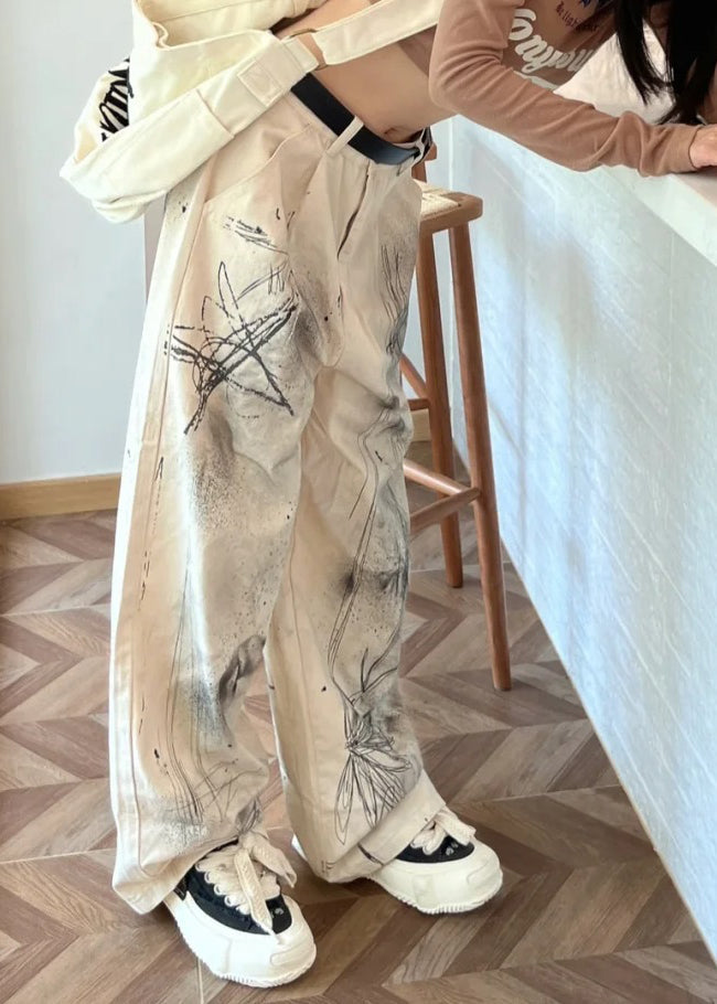 A Vintage Style Pants with Delicate Timeless Details